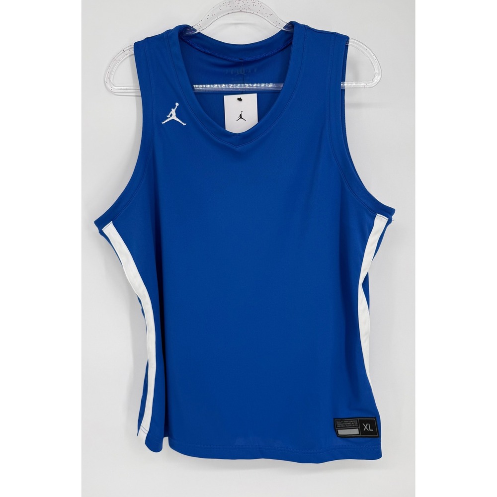 Jordan Womens Basketball Tank Top Royal Blue White Sz XL NWT Orig. $47